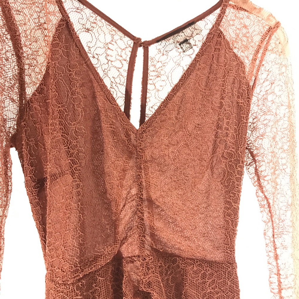 Nordstrom dress! Long sleeve and deeeep V!
